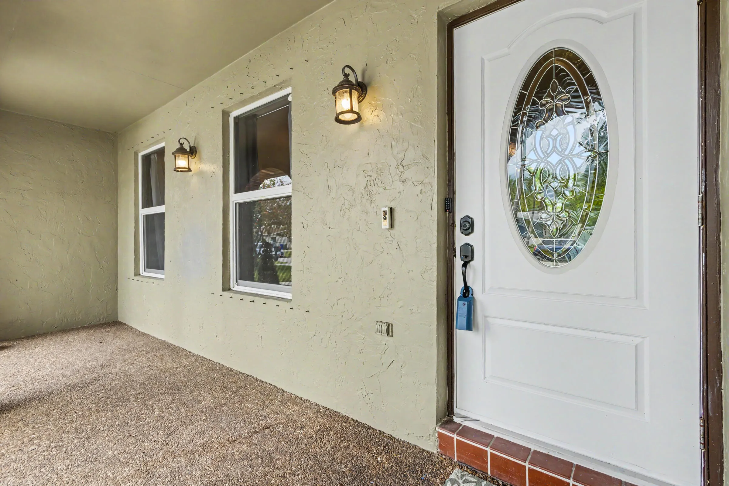 Covered front porch
