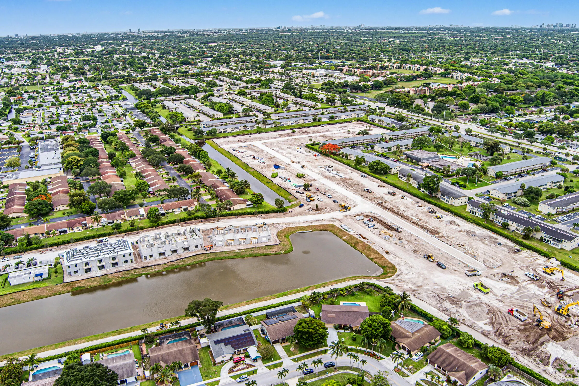 Property backs up to a service road and lake so no direct rear neighbors