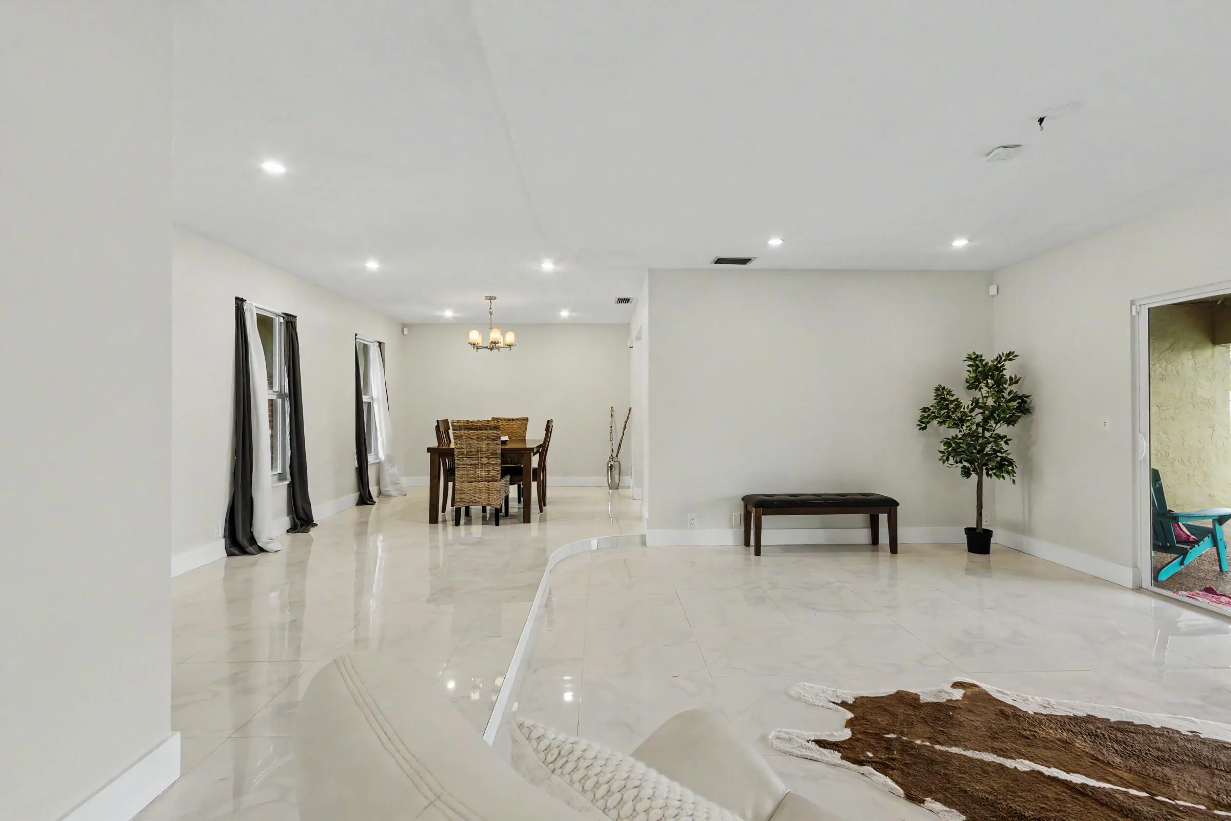 Sunken living space