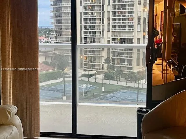 Second bedroom has tennis views.