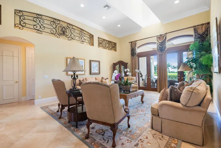 living area off entry