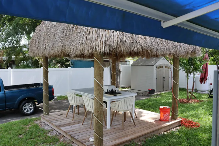 Backyard entertaining