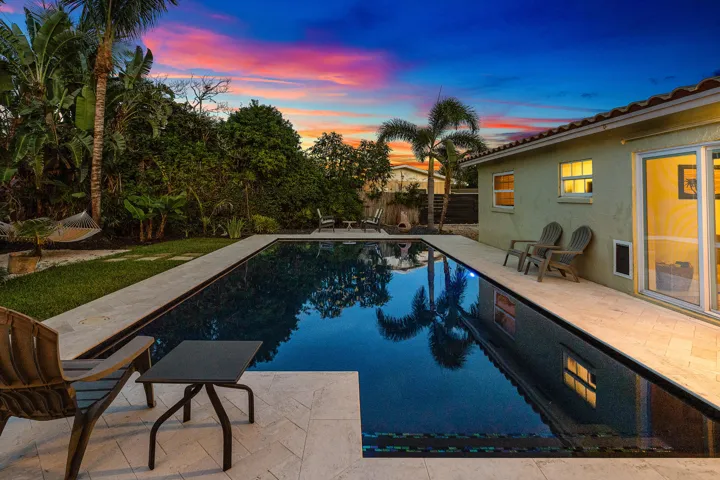 Sunset Backyard