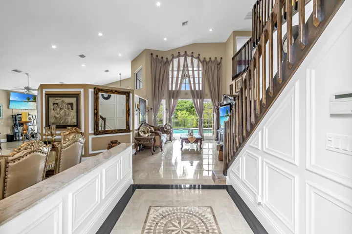 Marble floors