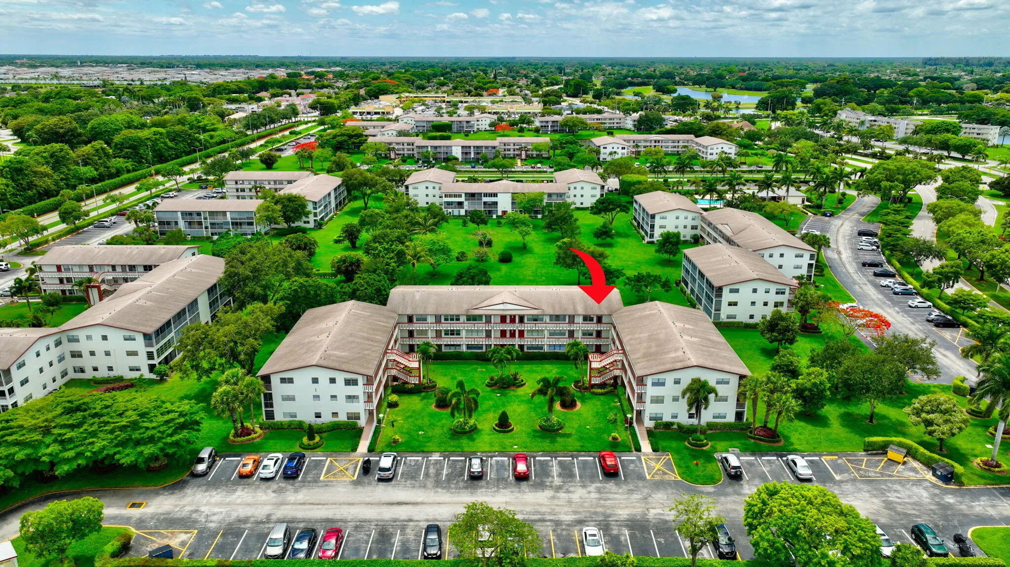 Aerial Views of the Corner Unit