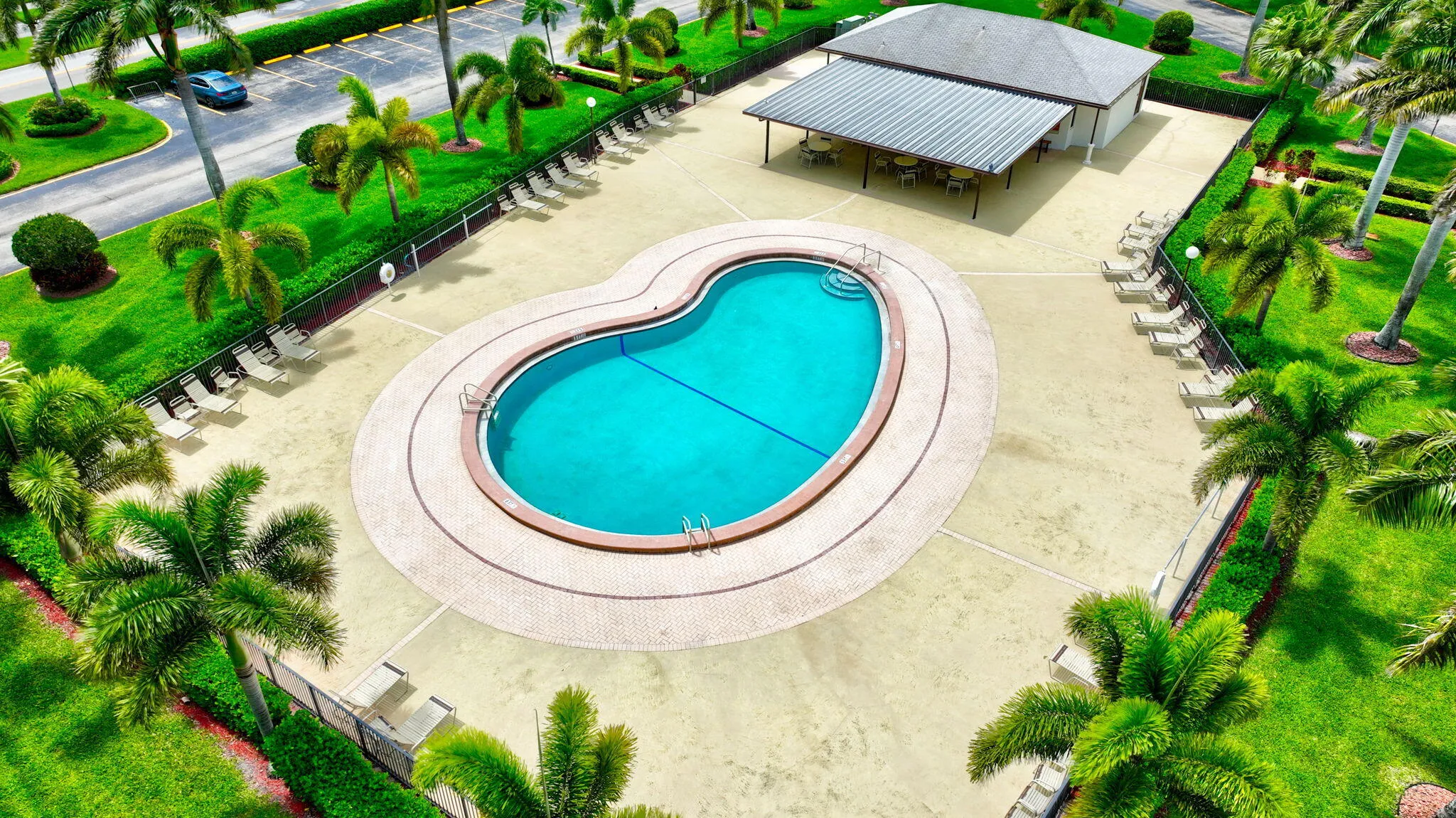 Aerial Views of the Satellite Pool