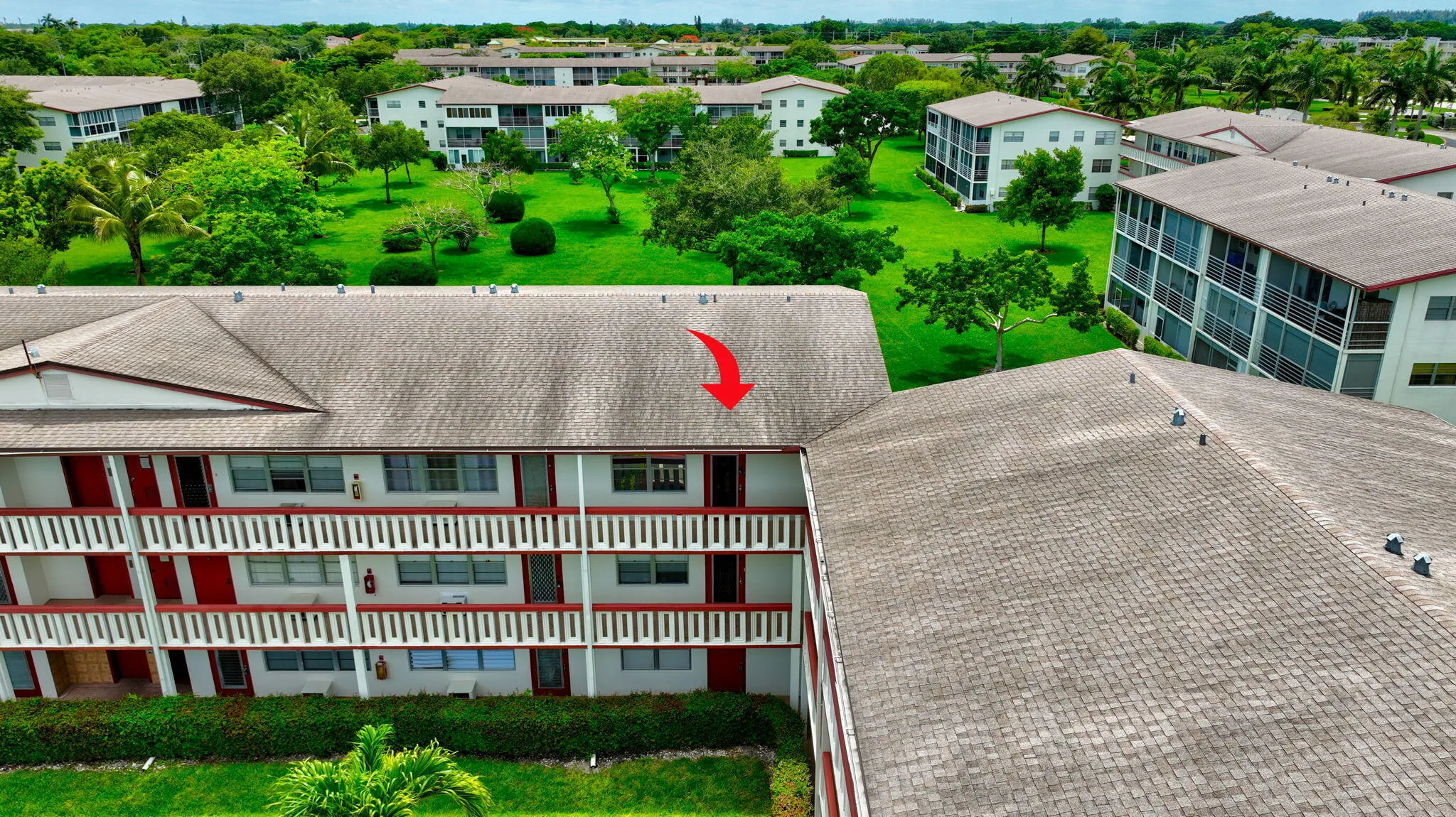 Aerial Views of the Corner Unit