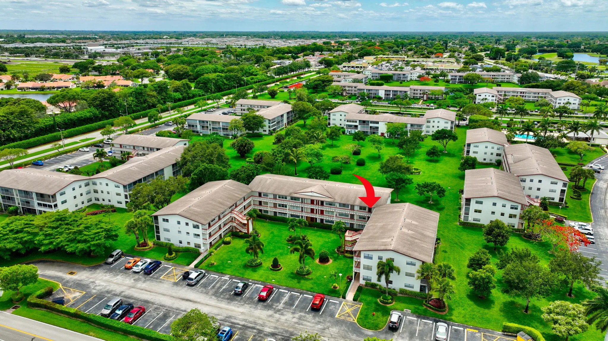 Aerial Views of the Corner Unit