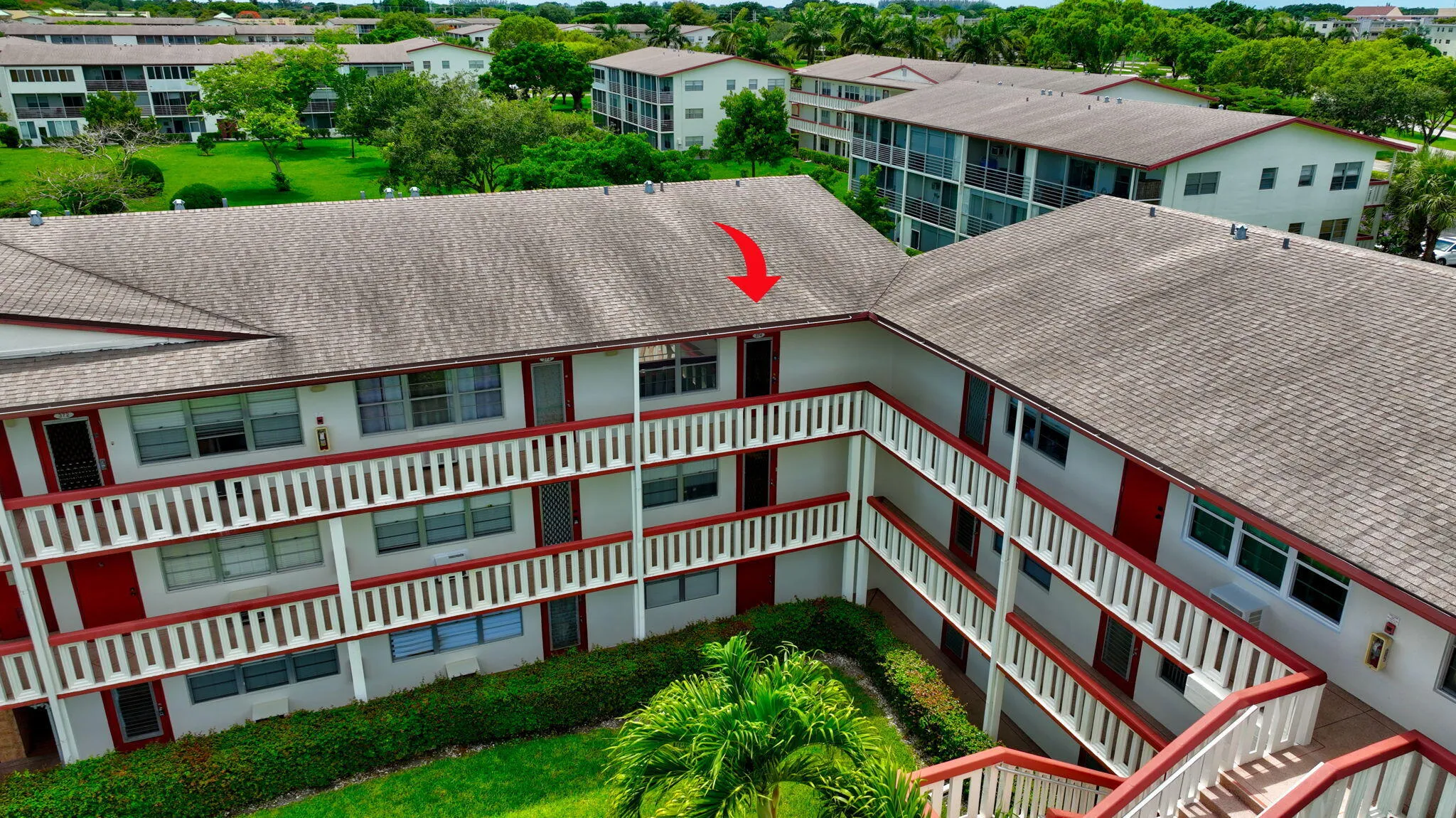 Aerial Views of the Corner Unit