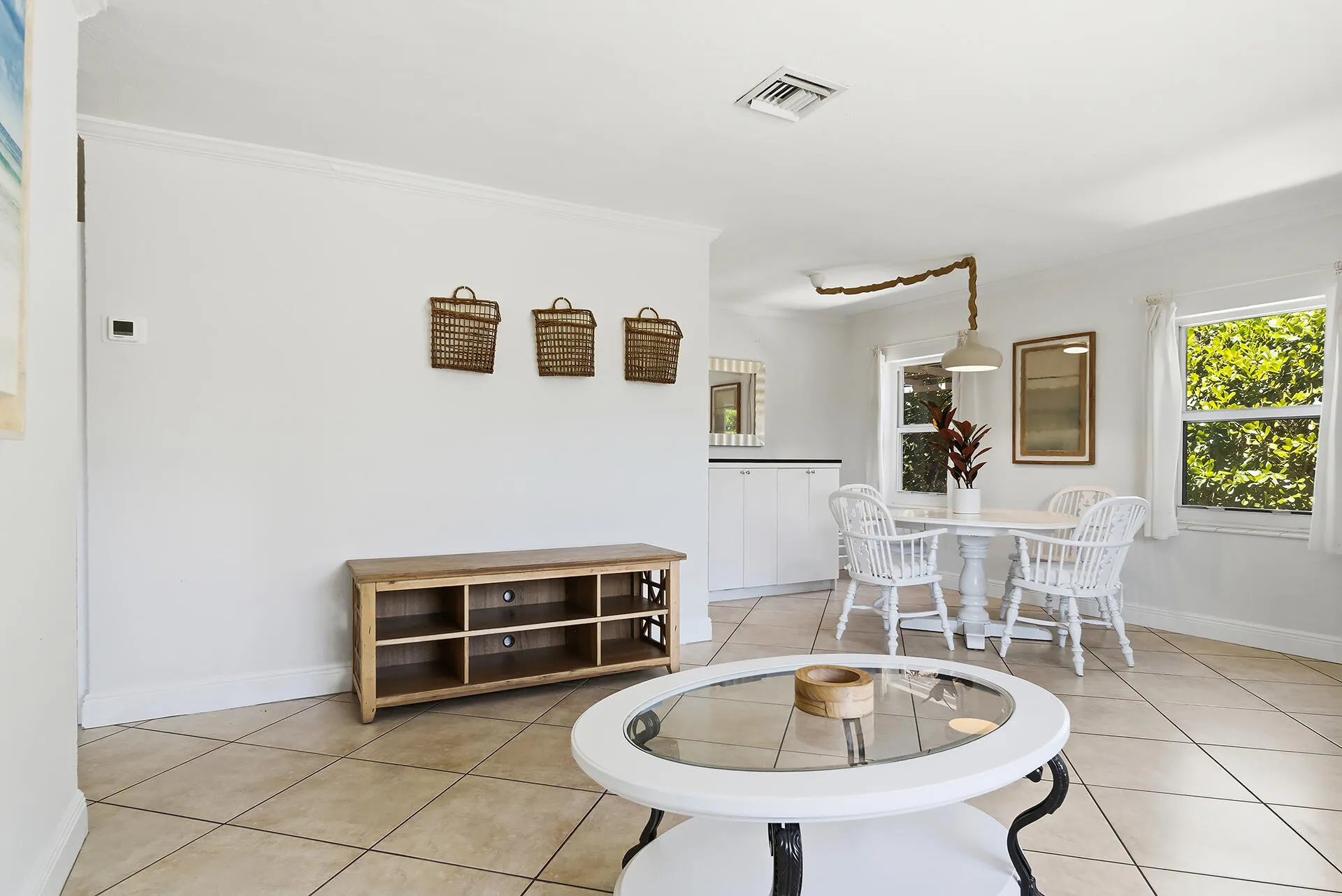 Living Room & Dining Area