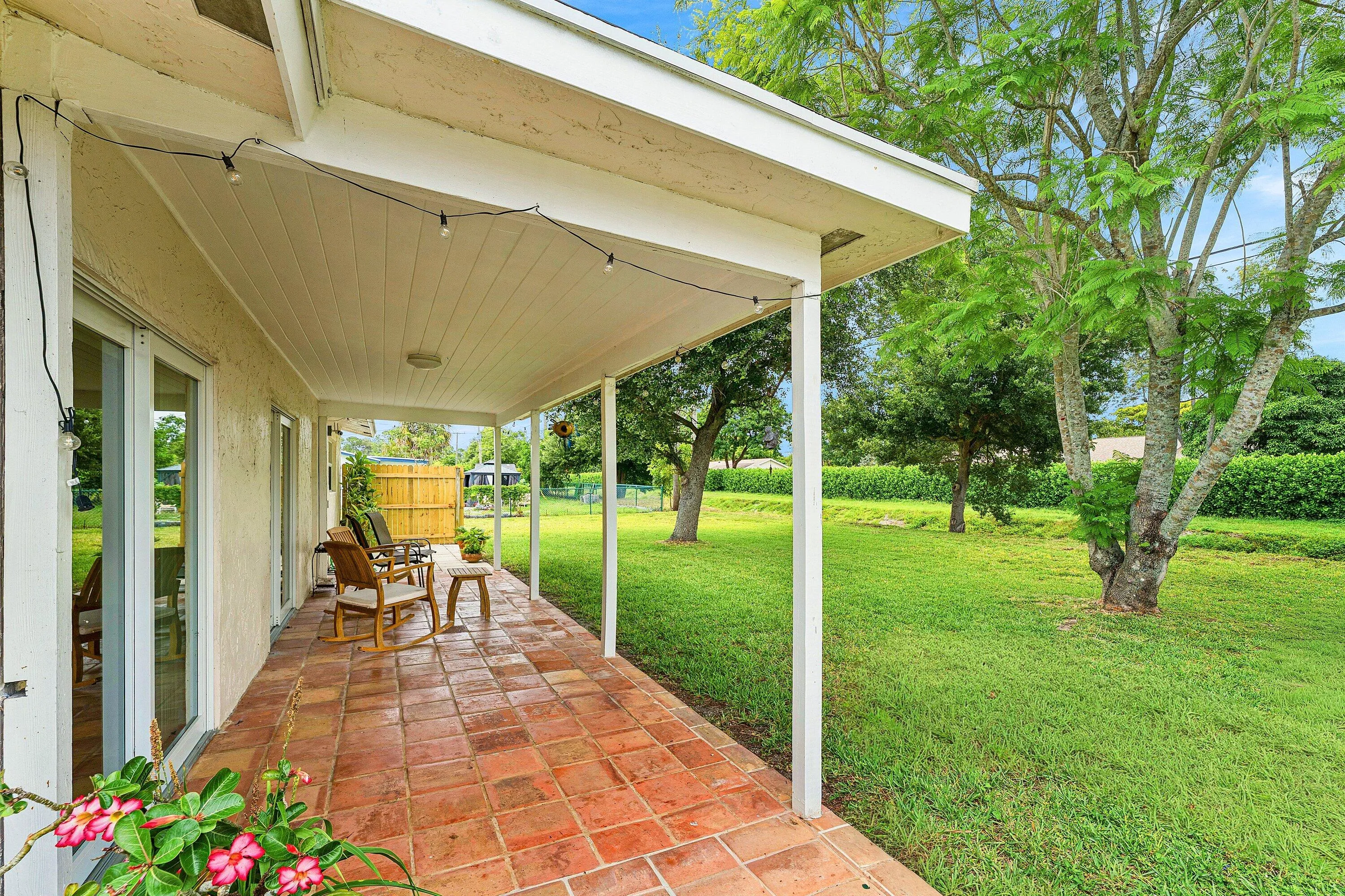 Covered Patio and Yard