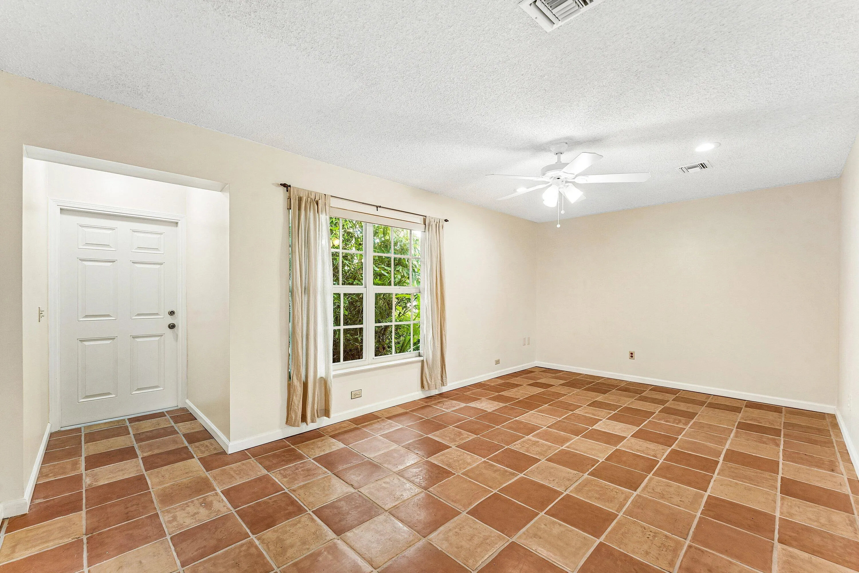 Foyer and Living Room