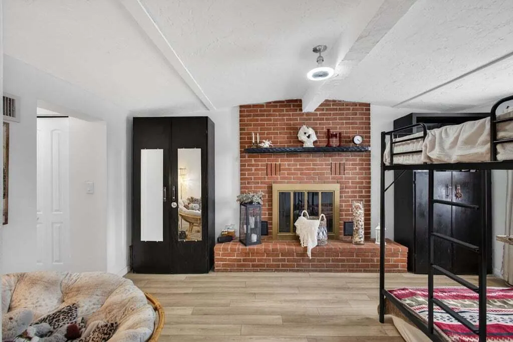 Wood Burning Fireplace