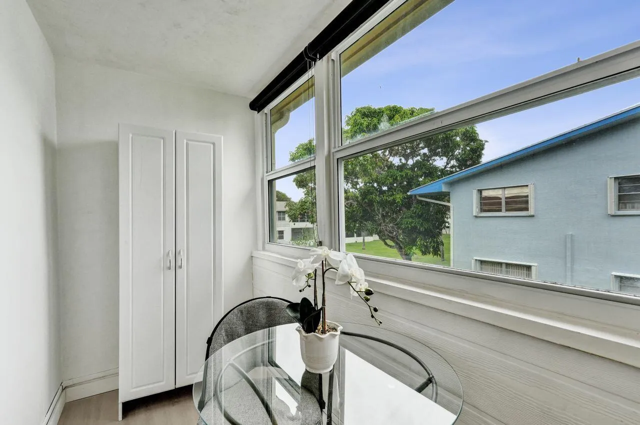 Enclosed porch with extra storage