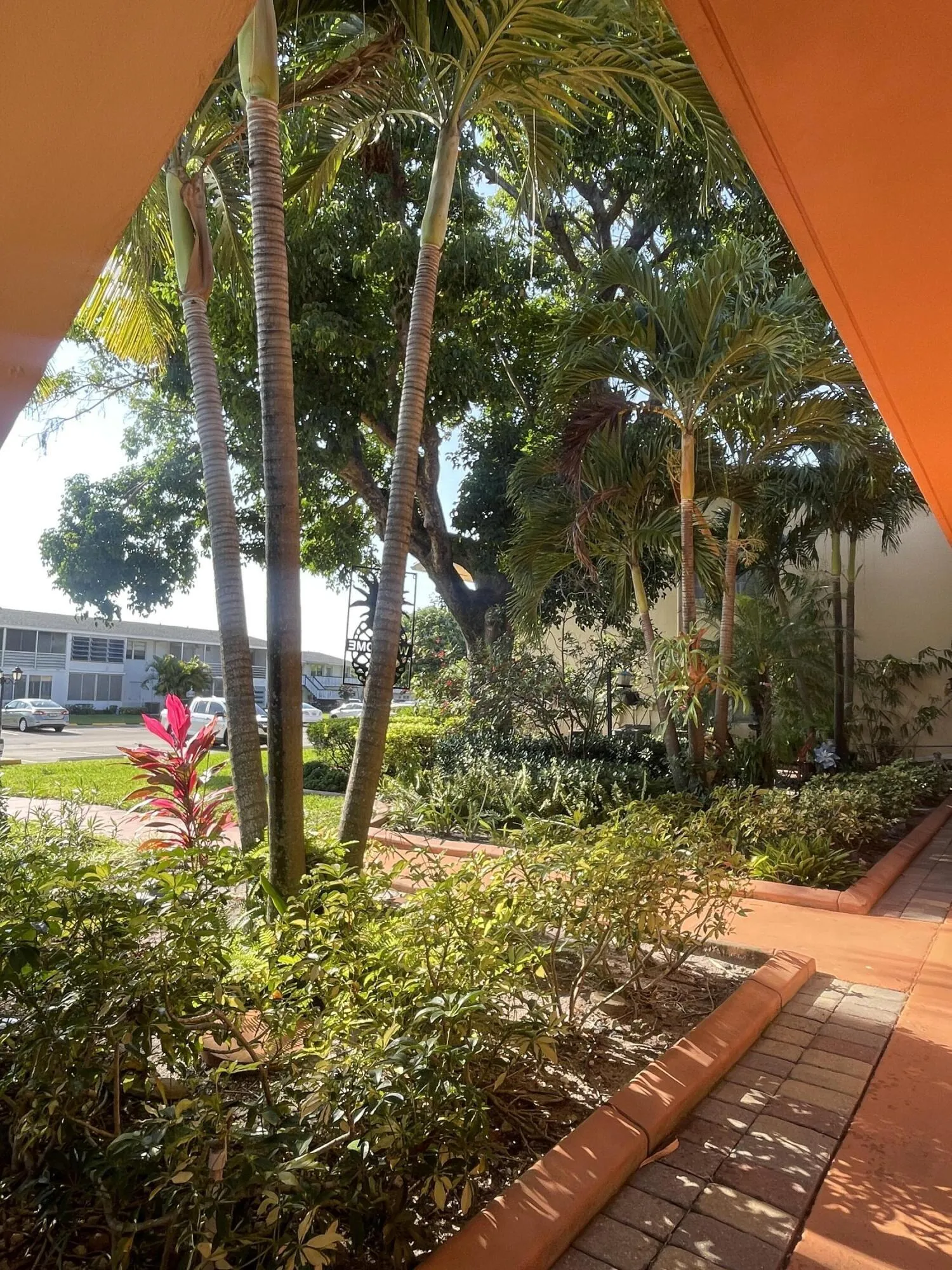 Lush landscaping