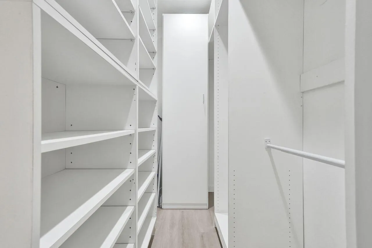 Custom walk-in closet