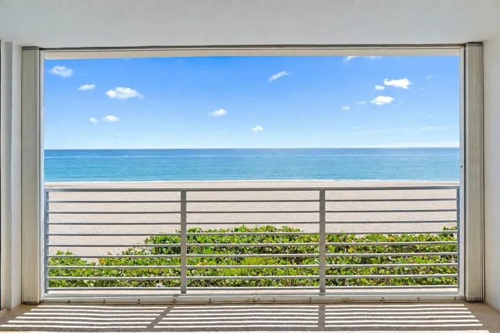 Enjoy beach views from your spacious patio.