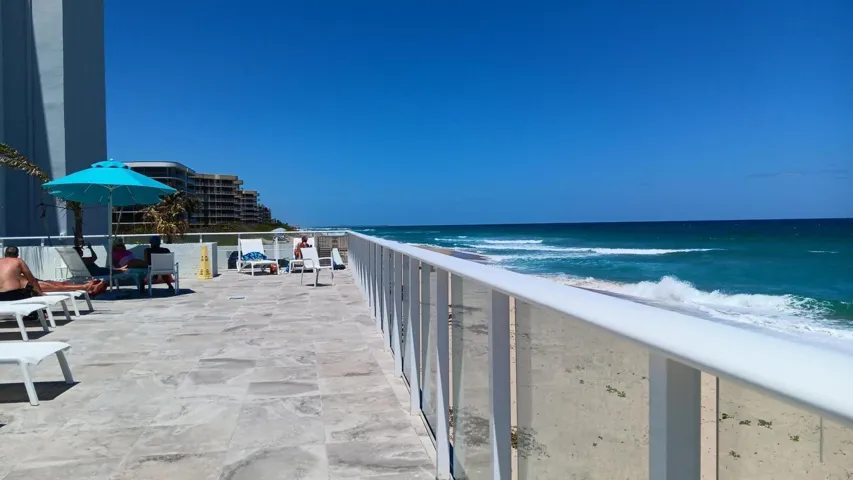 Ocean view from pool deck