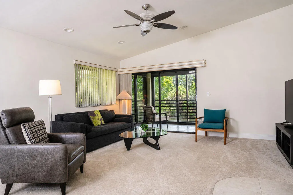 Living Room and Screened Lanai
