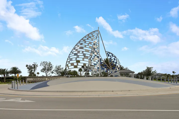 Sail Sculpture by Entrance