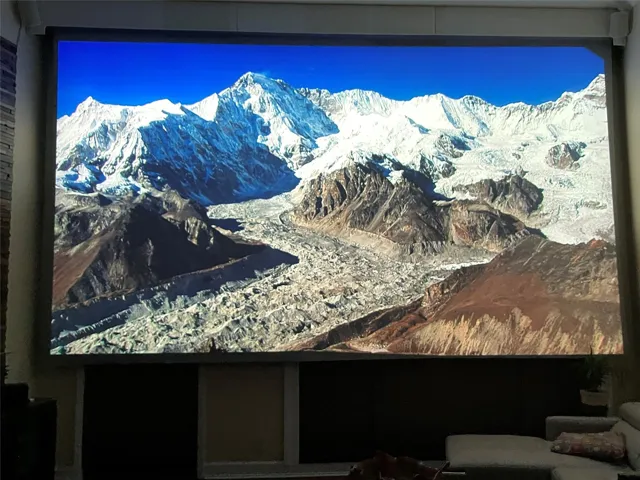 Theater TV with Projector