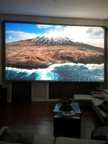 Theater TV with Projector