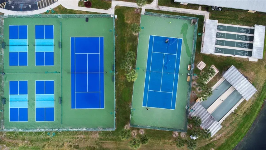Aerial View of Amenities