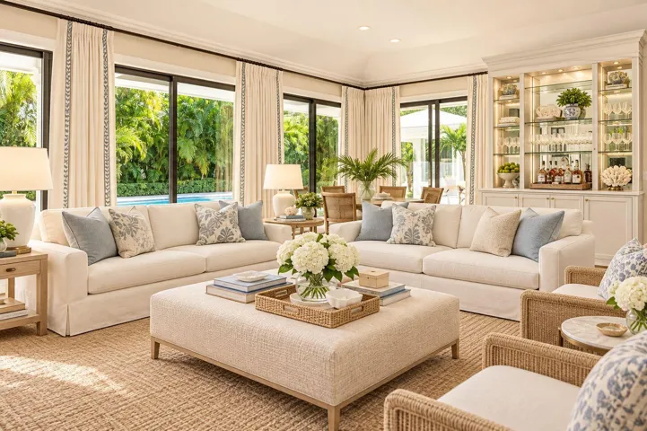 AI-rendered Family room