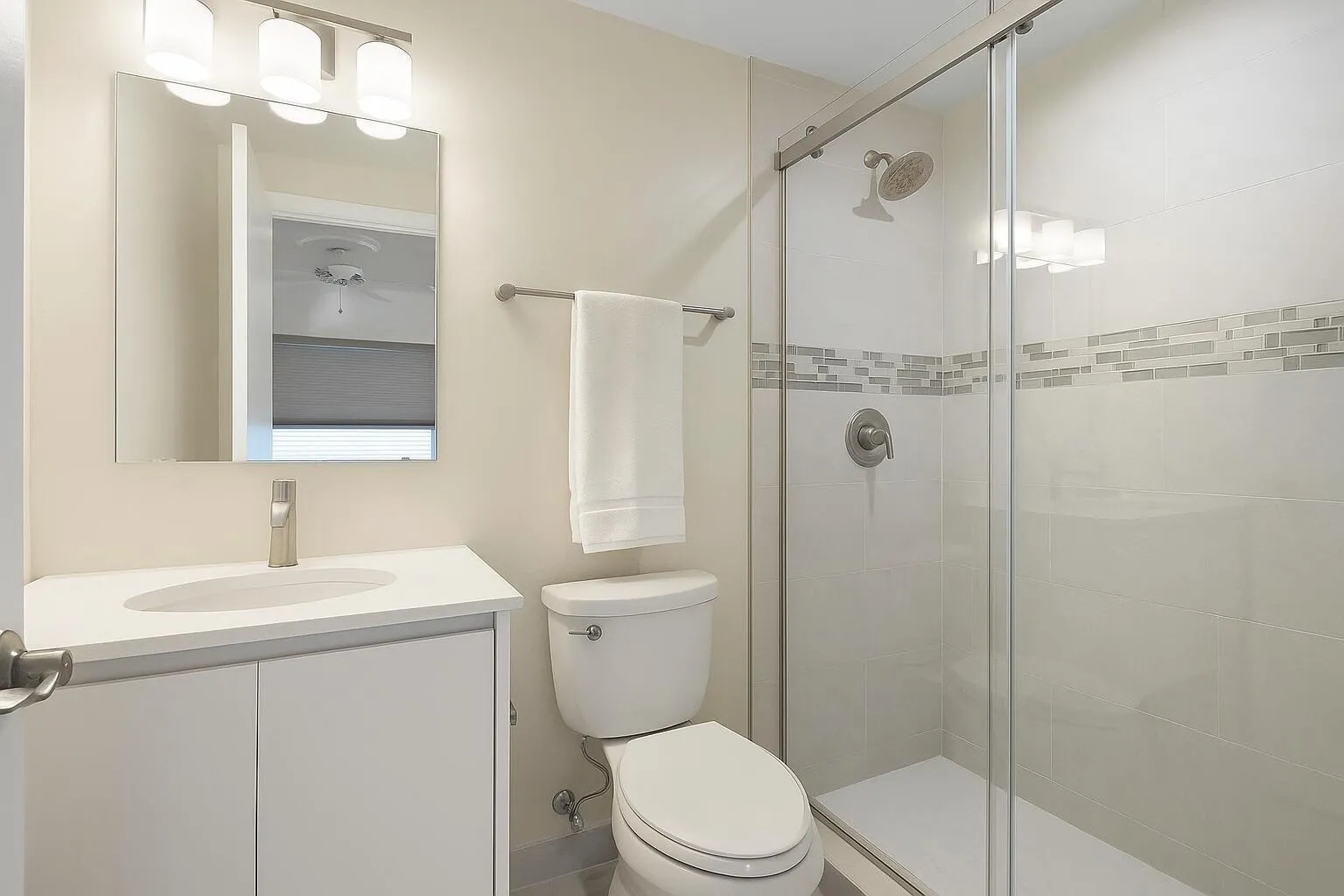 **digitally staged - primary bathroom