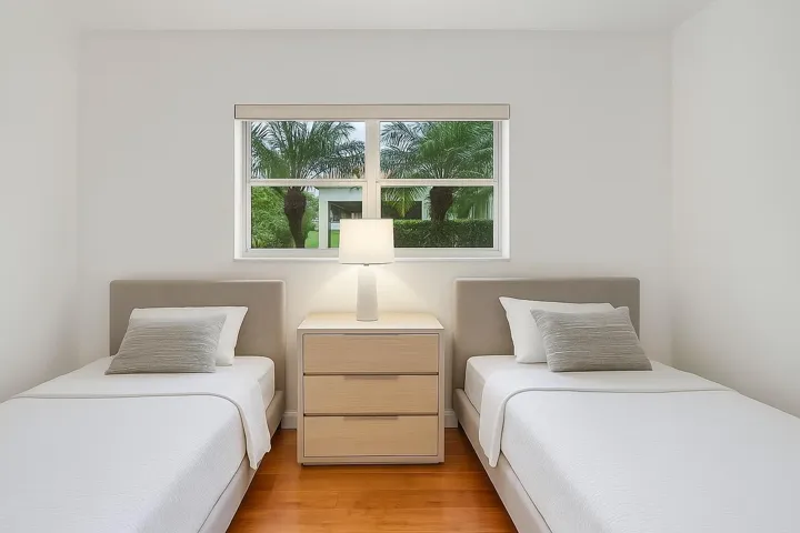 **digitally staged - guest bedroom