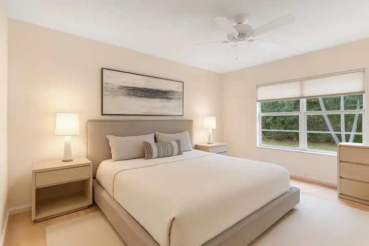 **digitally staged - primary bedroom