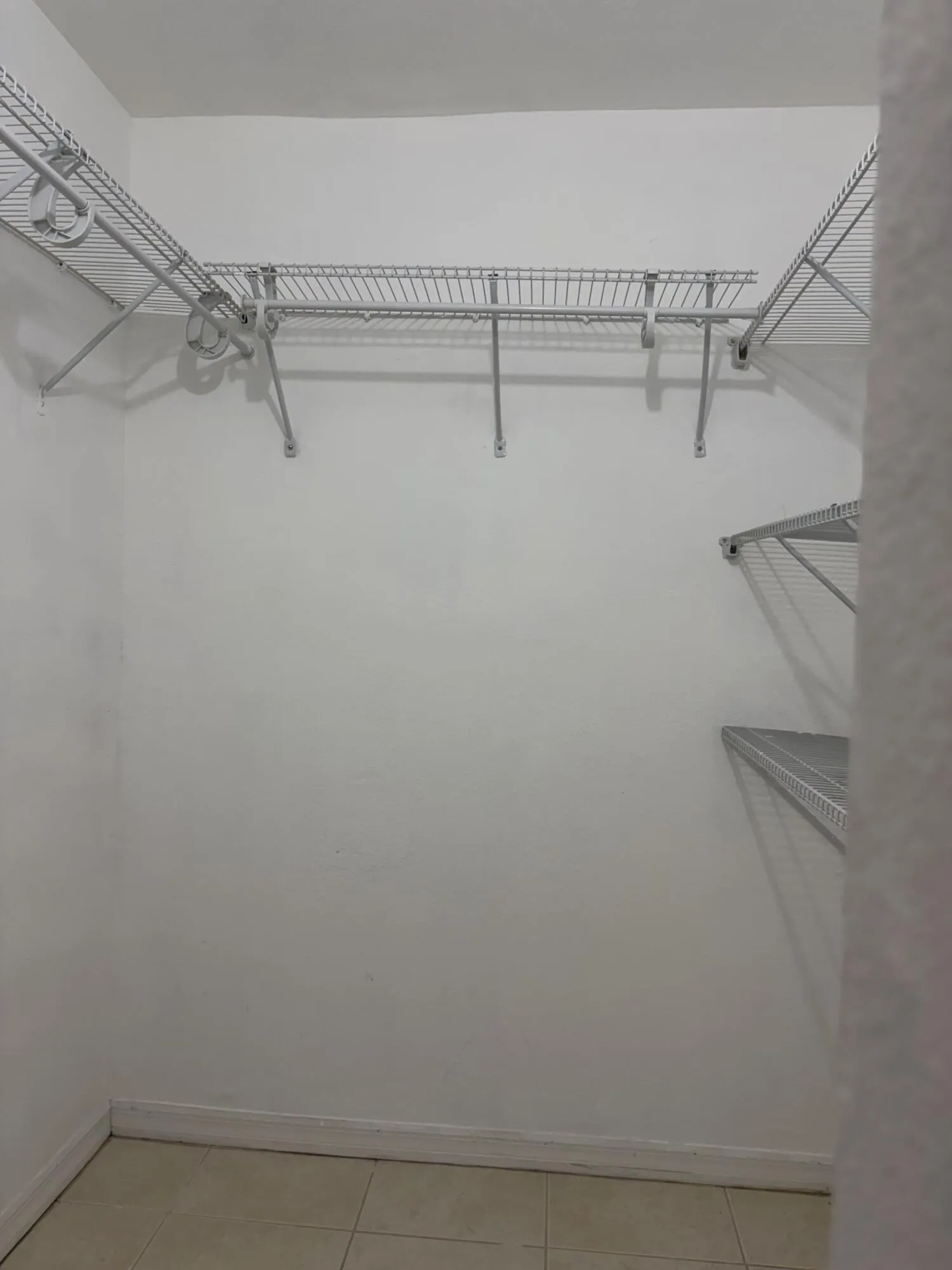 Primary room closet