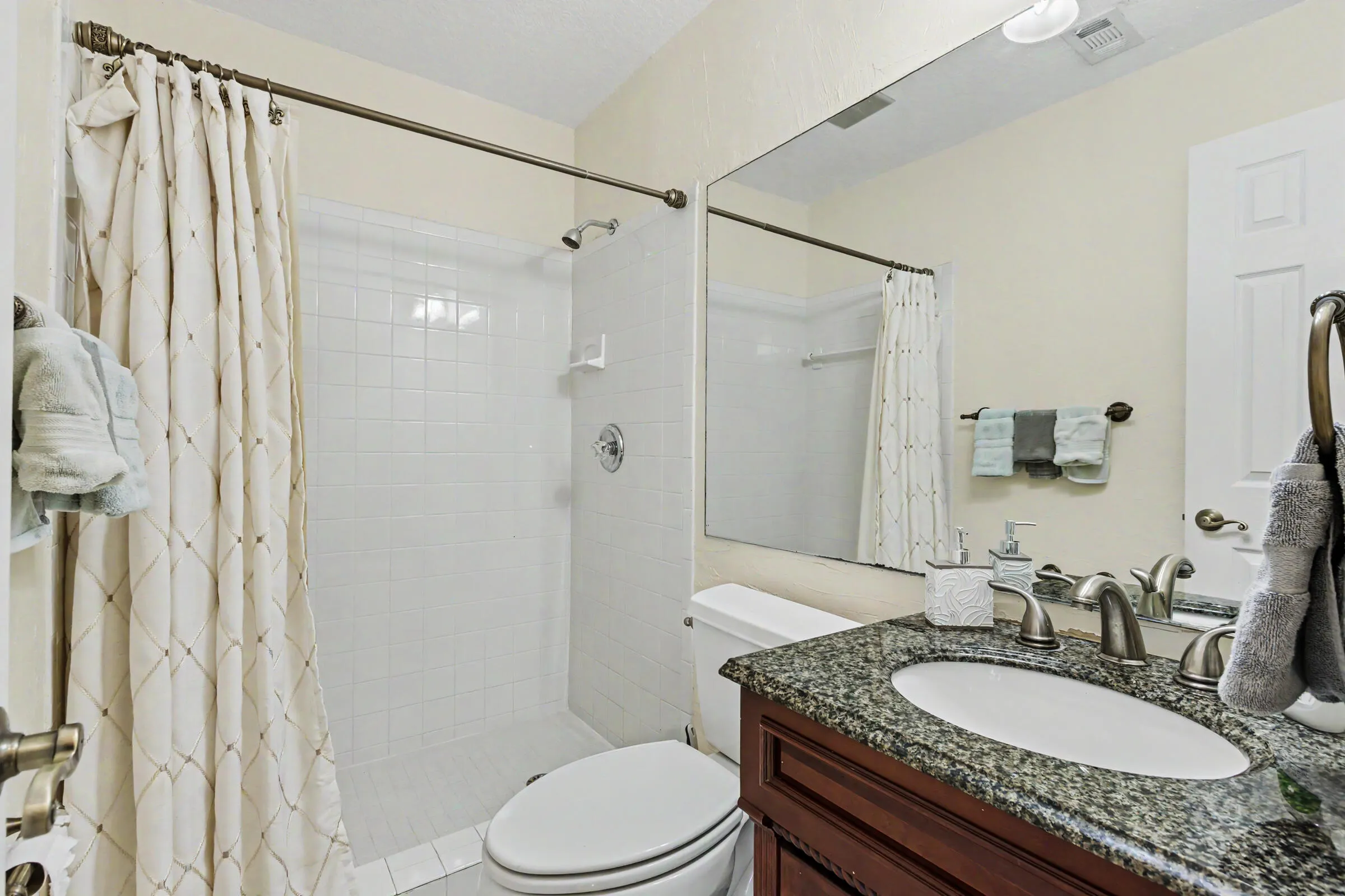 Full bathroom with shower