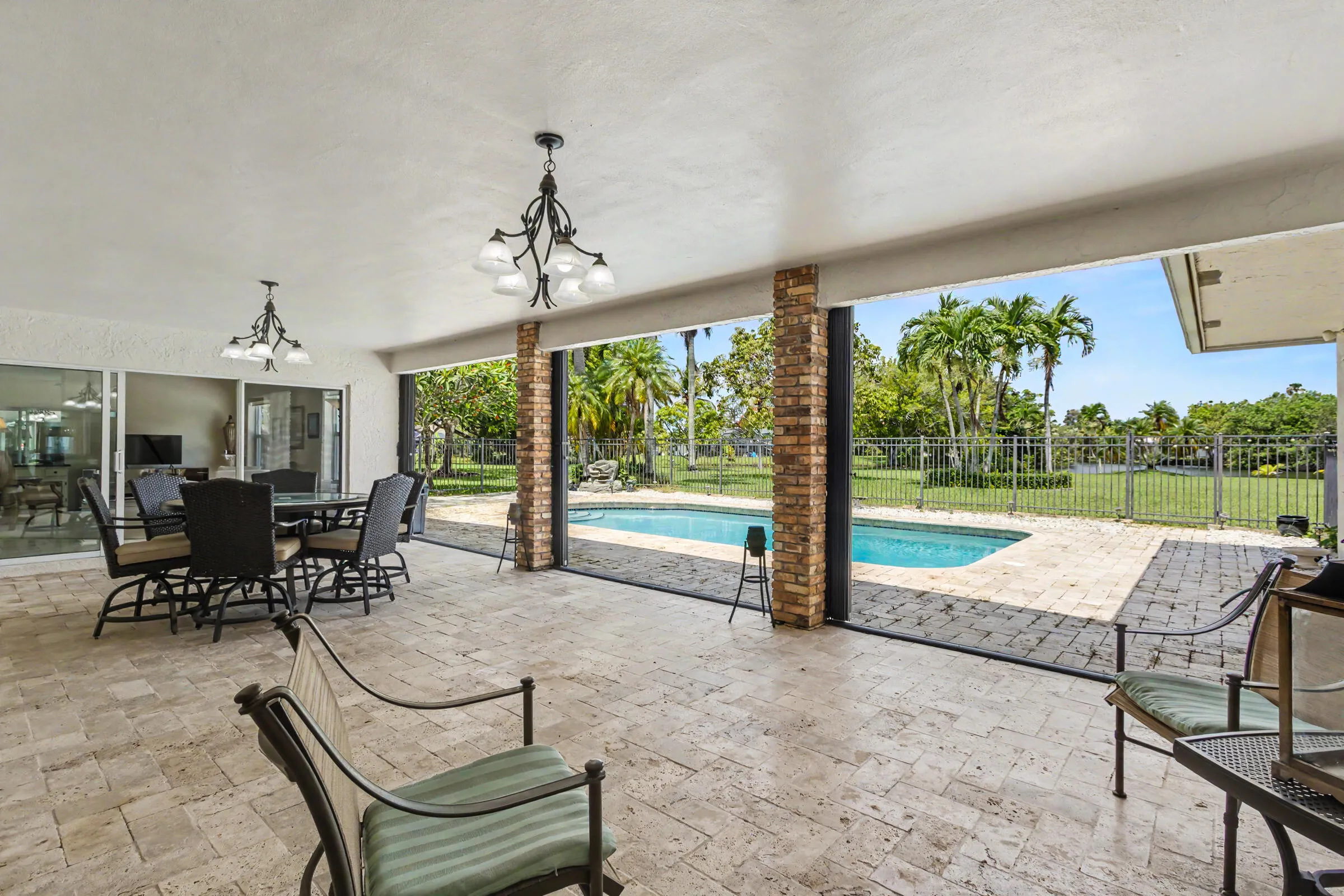 Enjoy the large covered patio great for entertaining