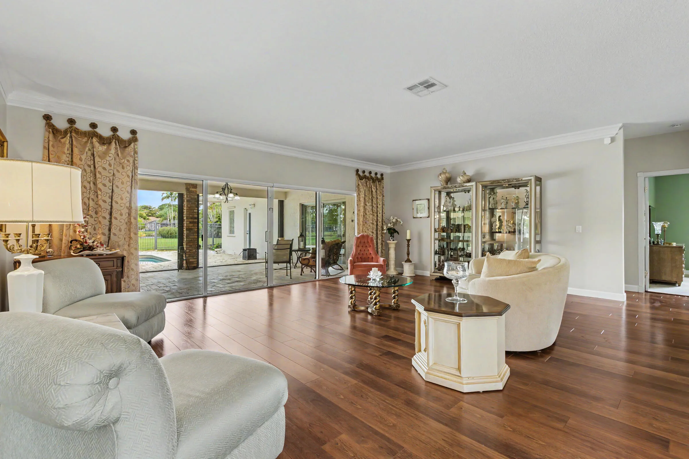 Spacious living area
