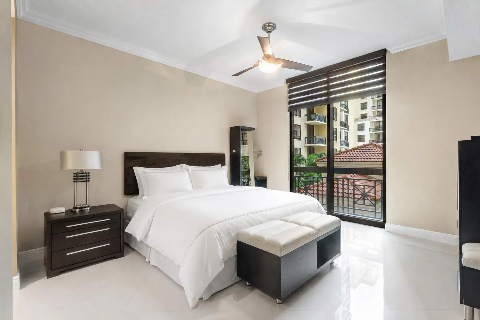Balcony Access from Primary Bedroom