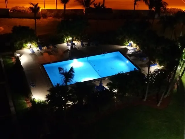 Swimming Pool Night