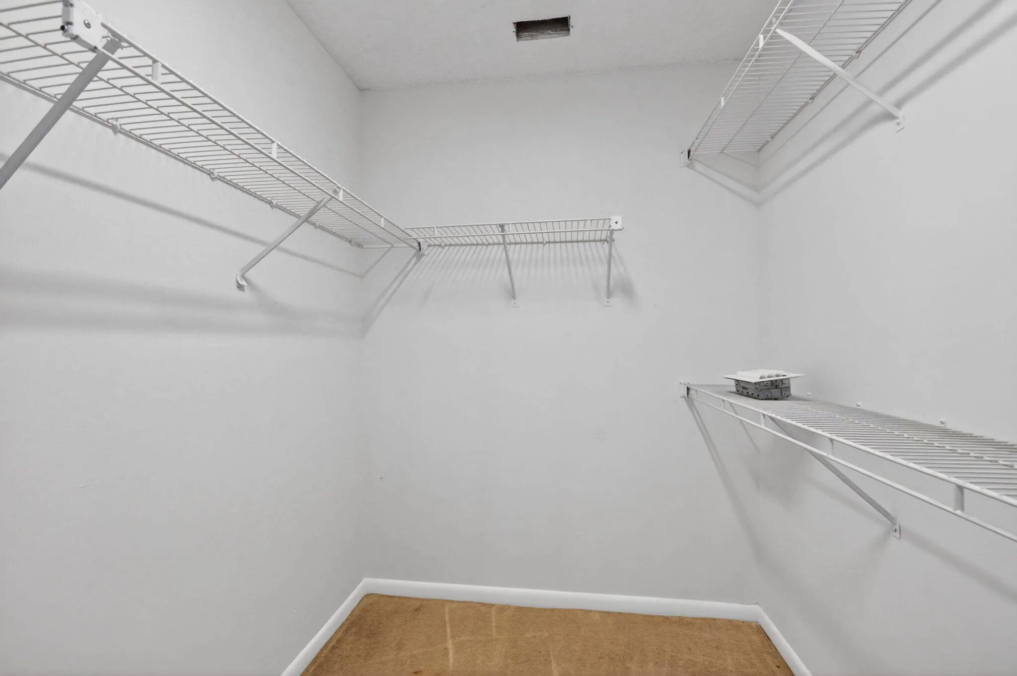 huge walk in closet in primary