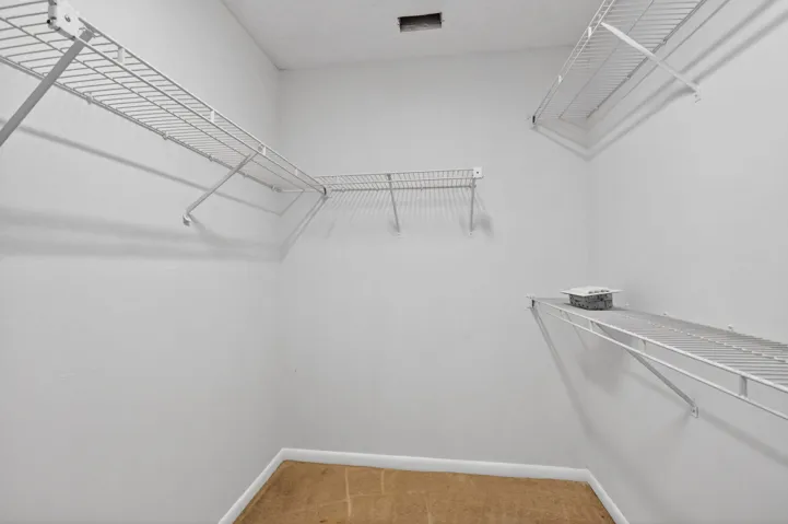 huge walk in closet in primary