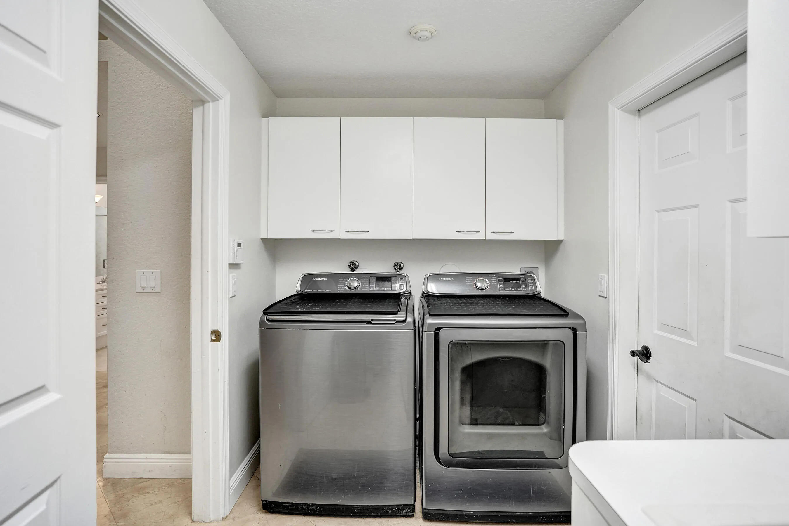 Spacious laundry room