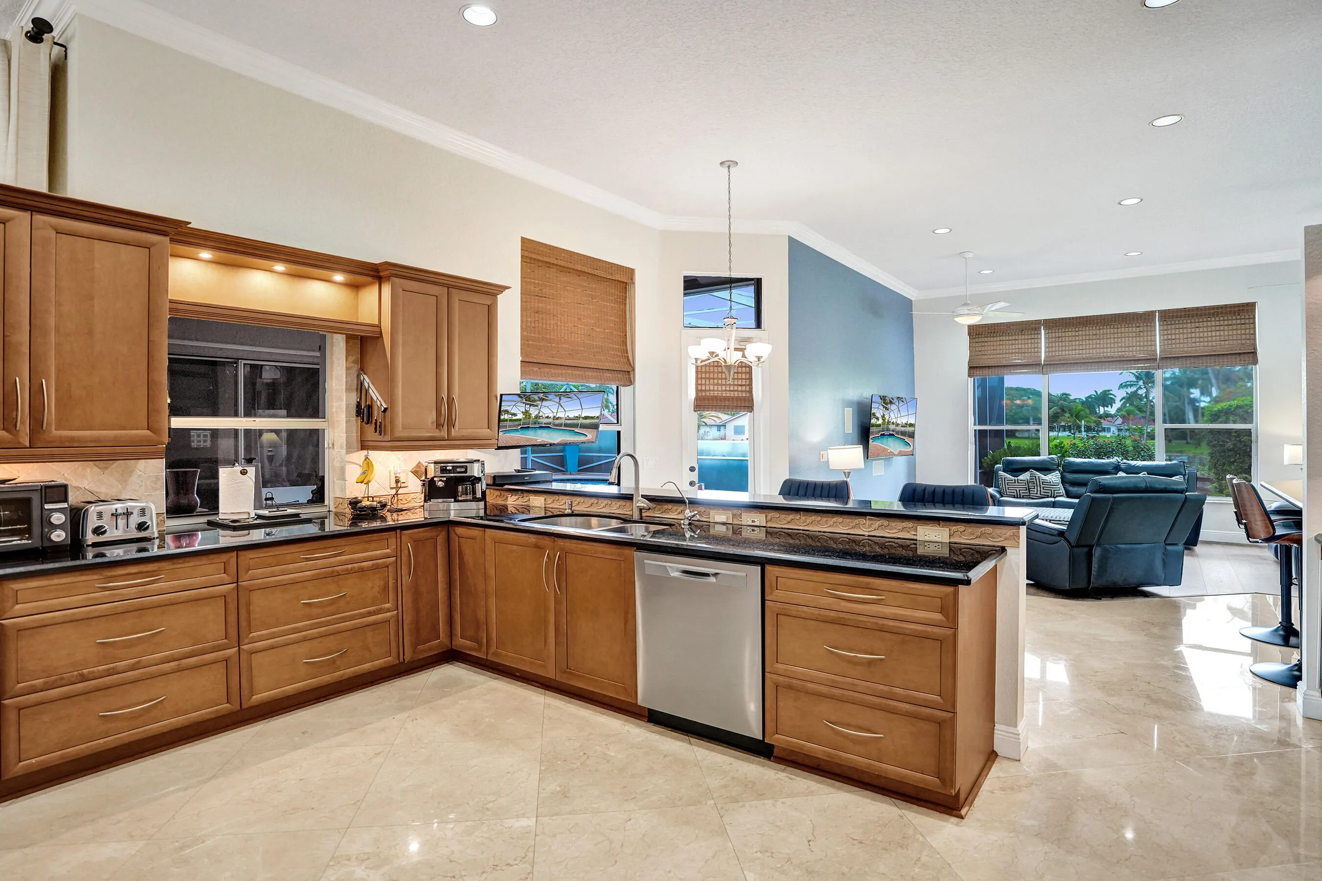 Spacious kitchen