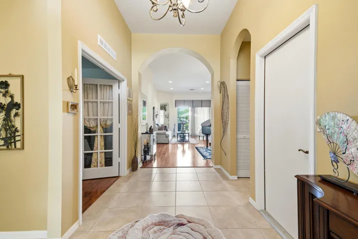 Looking in from entrance