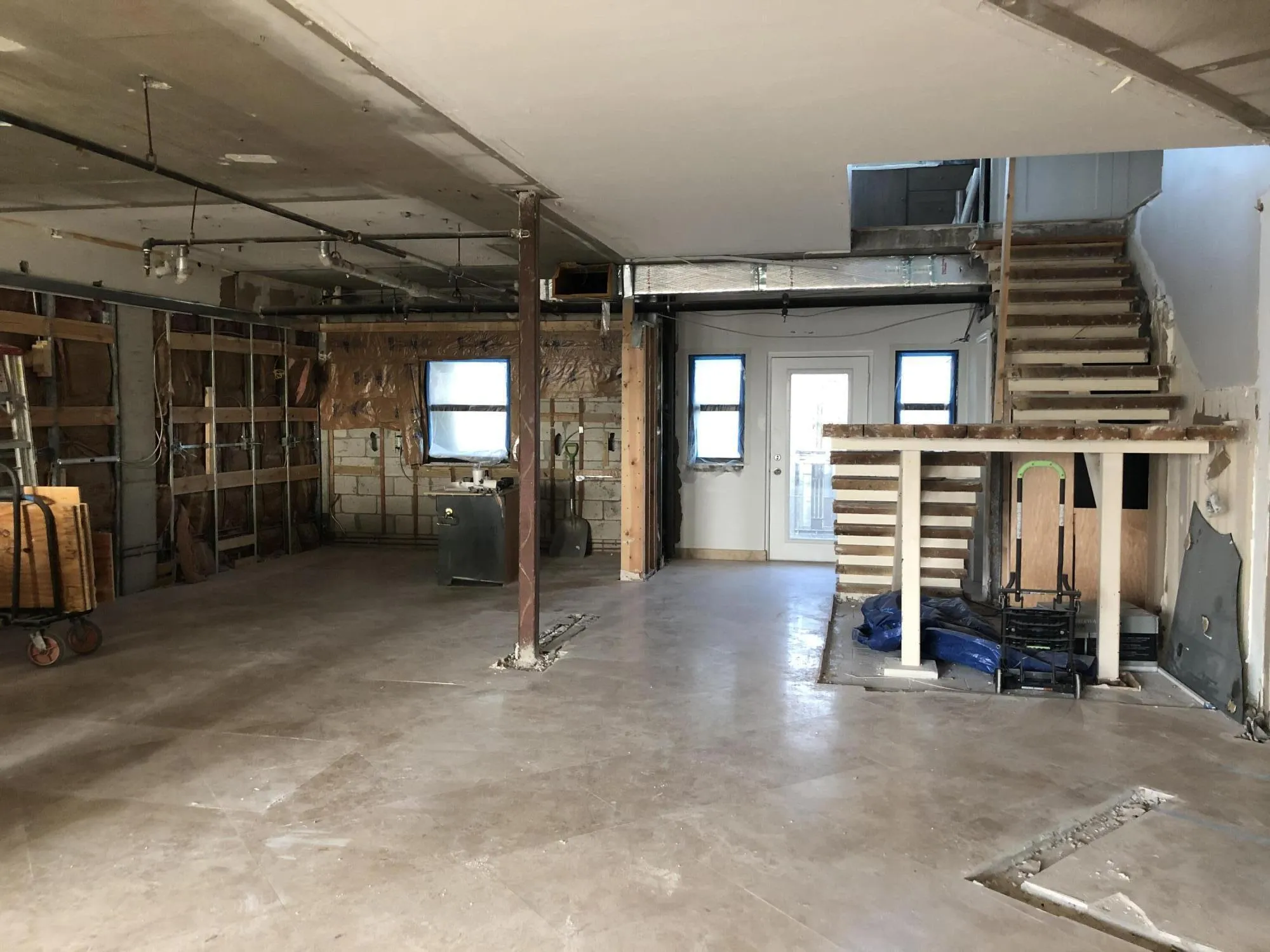 kitchen/living demo