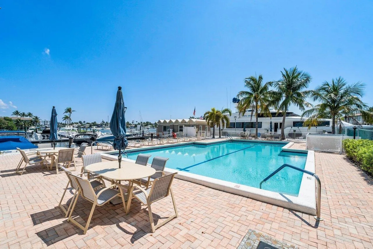 pool area and club house