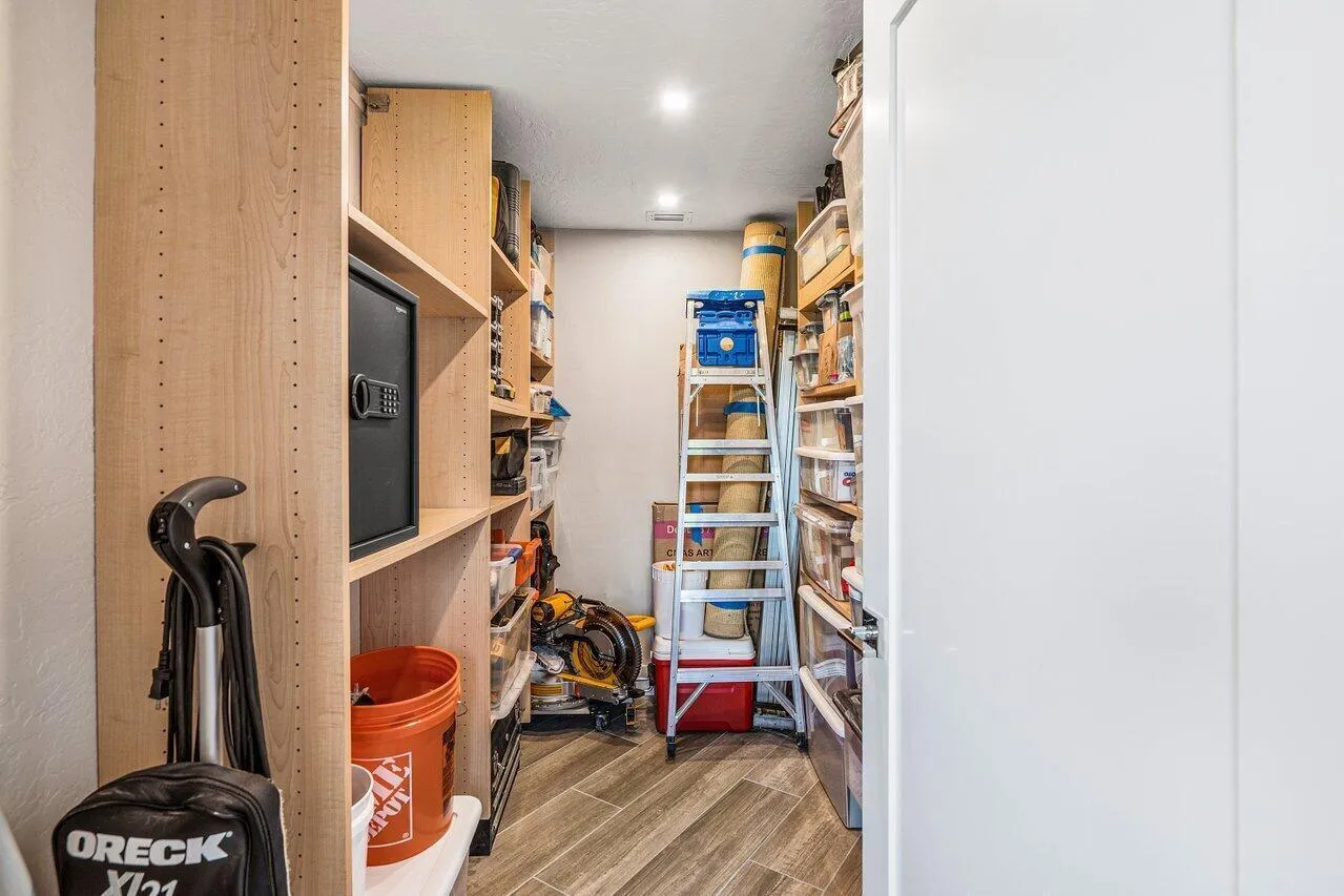 huge bonus storage area