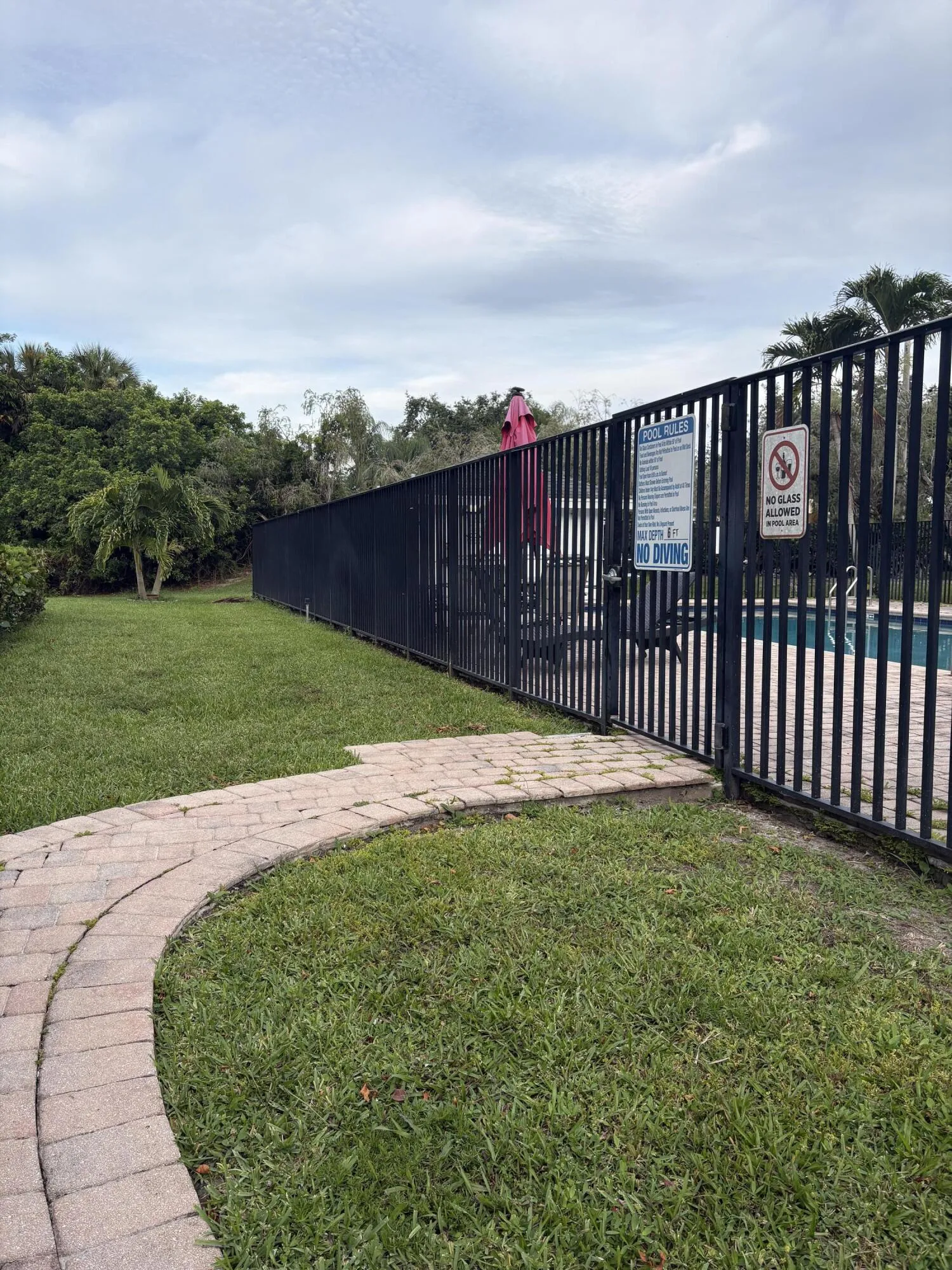 Pool Entrance