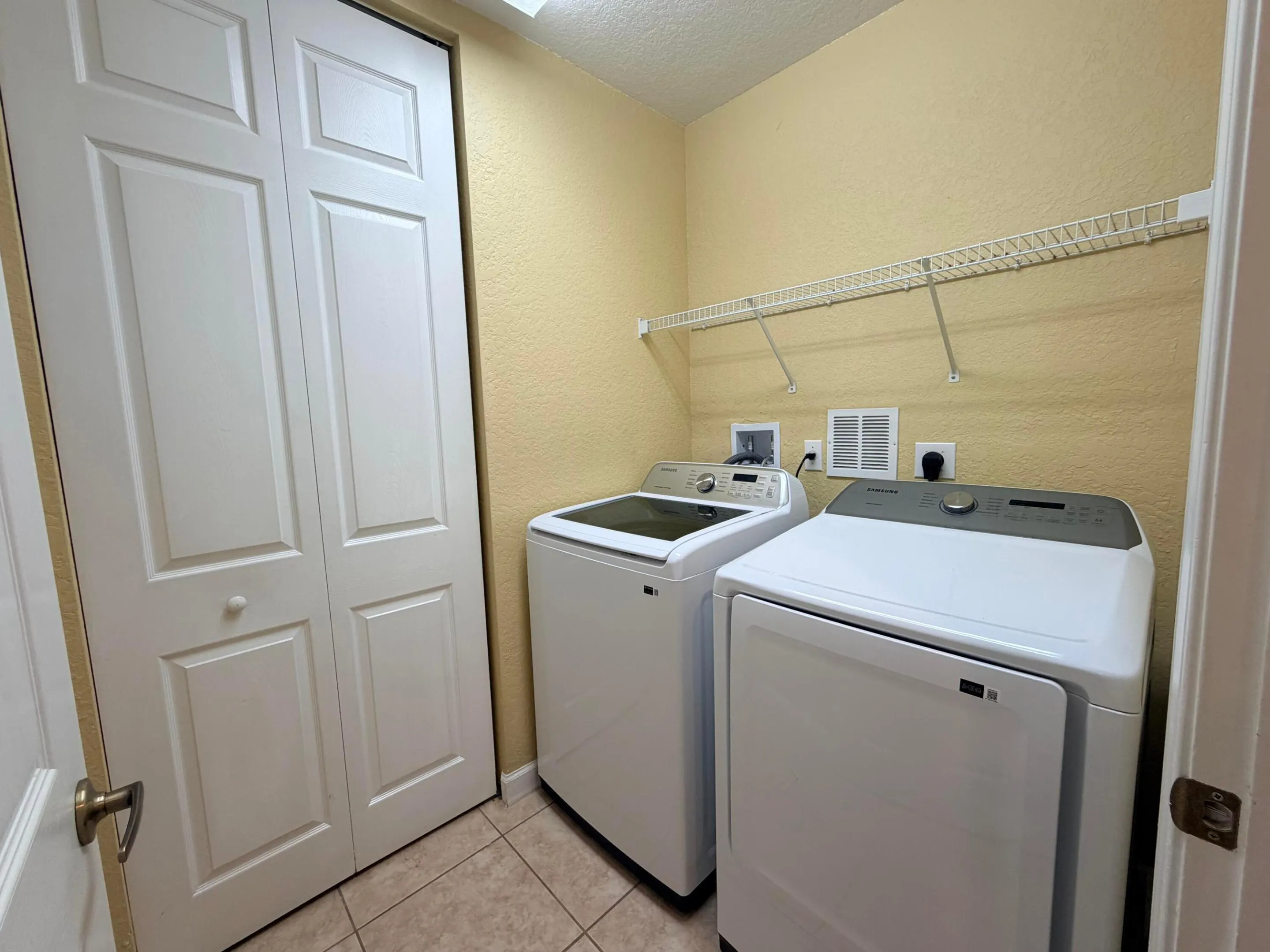 Laundry Room with new w/d