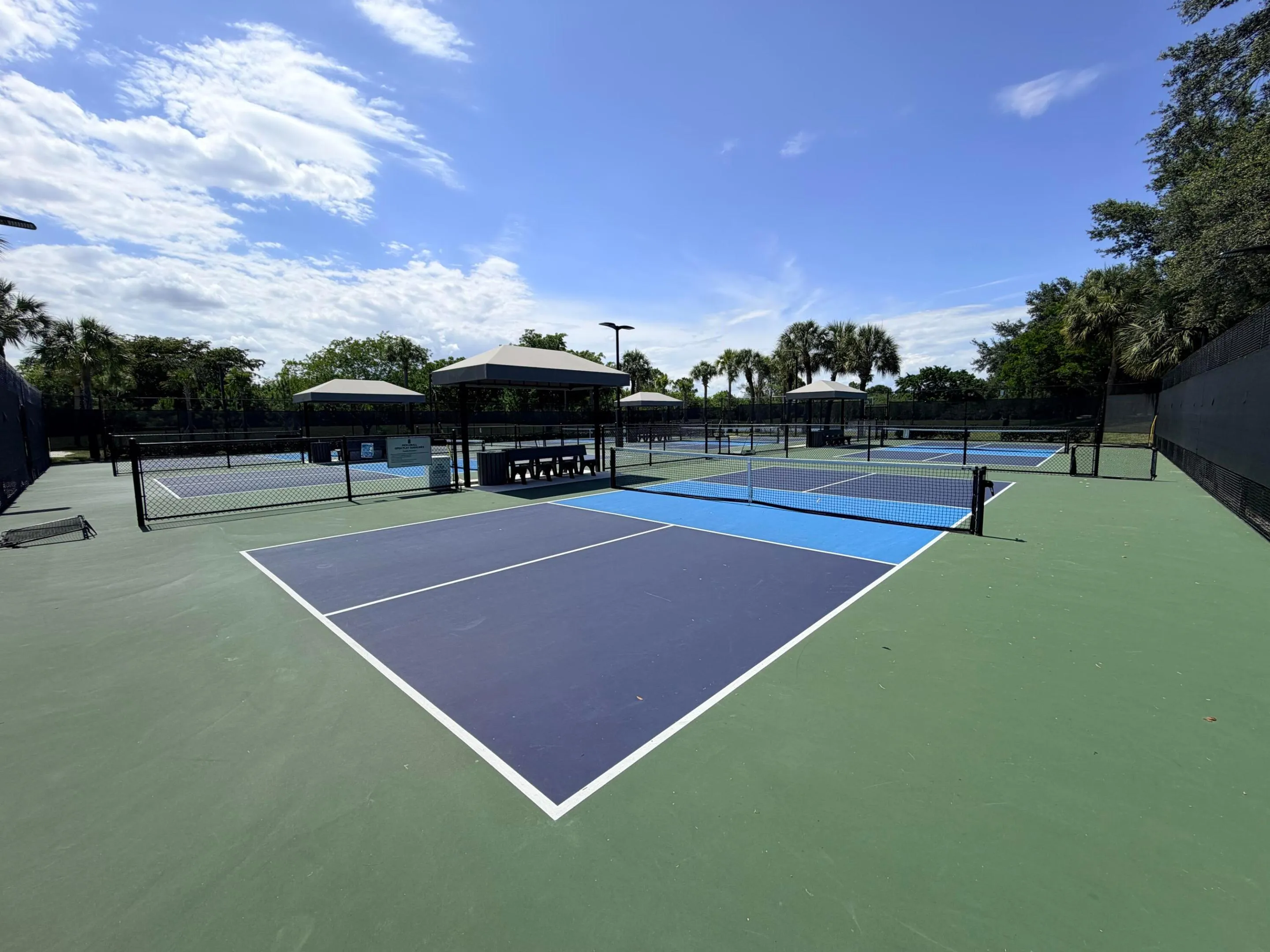 Pickleball court