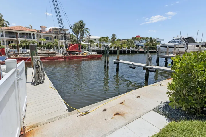 Over size dock largest in the building