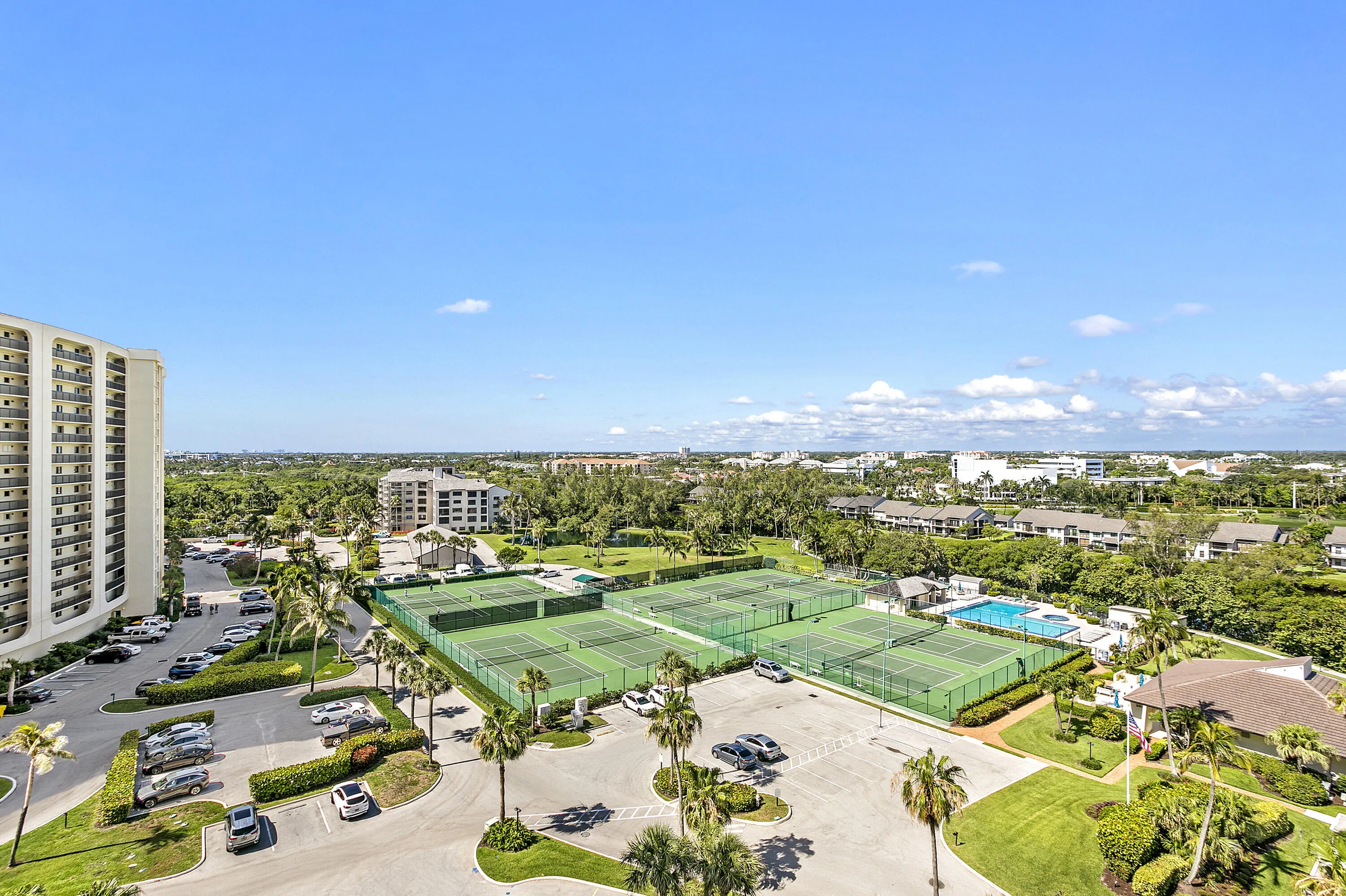View to the West - Ocean Trail Tennis Facility